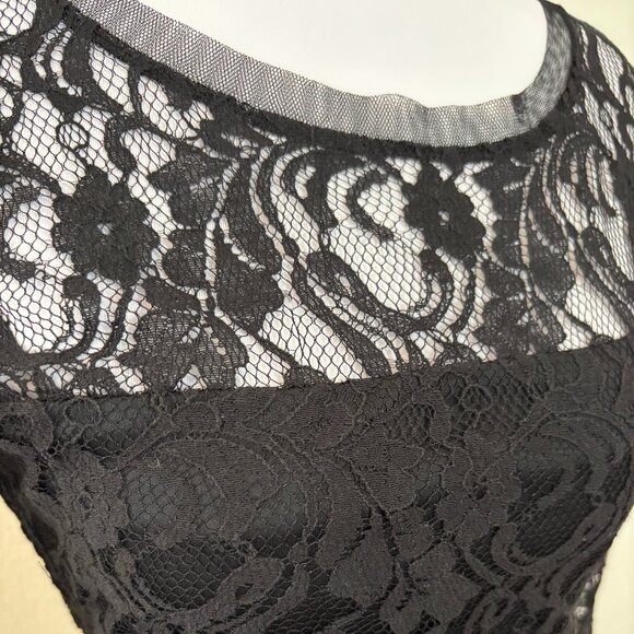 Elegant Black Lace Dress | Max & Cleo | Size 4 |Mint Condition - Picture 3 of 6